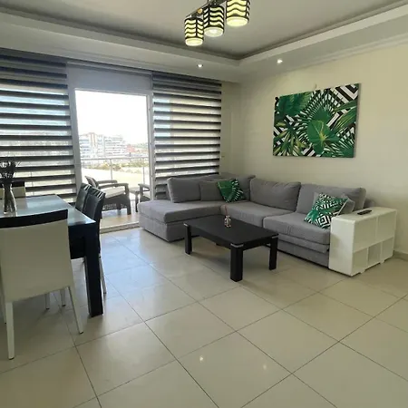 Spacious 4 1 Penthouse With Full Facilities, 500m To The Sea, Avsallar Lejlighed