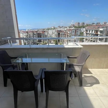 Spacious 4 1 Penthouse With Full Facilities, 500m To The Sea, Avsallar Lejlighed